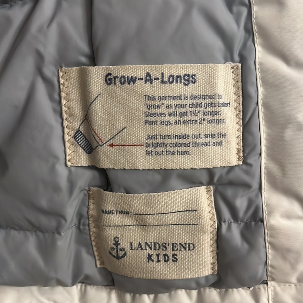 Girls Lands End Ski Jacket - Picture 6 of 7